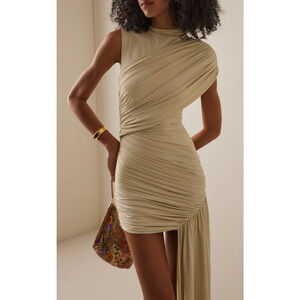DE LA VALI ravenna mini dress White Cream US 6